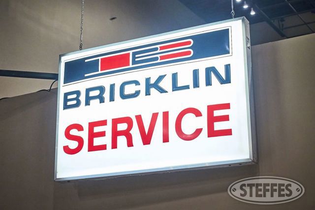 Bricklin Service sign